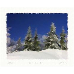 "Winter fairy tale" Author's lithograph Livitin#2198590