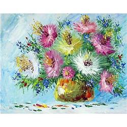Impressionism oil ""Big bouquet" by Aanush E #2198601