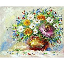 "Merry bouquet" impressionism oil by Aanush E. #2198610