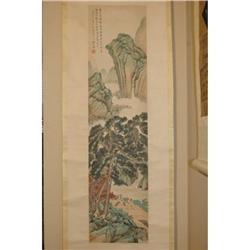 Chinese  Ink   on  paper  Scroll  Painting #2198671