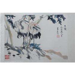 CHINESE  INK  ON  PAPER  PAINTING #2198676