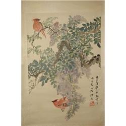 Chinese  Ink  on  paper  Scroll  Painting #2198680