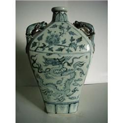 chinese blue and white porcelain vase #2198697
