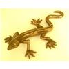 Image 1 : Antique Brass Lizard Paperweight #2199352