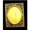 Image 1 : Frame With Brass Filigree & Convex Glass #2199408