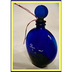 LALIQUE FRANCE GLASS WORTH COBALT PERFUME #2199424