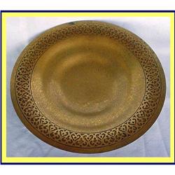 TIFFANY STUDIOS GOLDEN BRONZE BOWL EARLY 1900'S#2199428