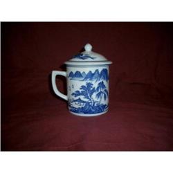 Wonderful Daoguan B&W Porcelain tankard #2199450