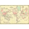 Image 1 : Antique Map Johnson's World Mercator 1865 #2213770