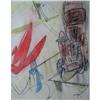 Image 1 : Roberto Matta Pastel Drawing W/Documents. #2213929