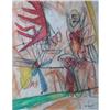 Image 1 : Roberto Matta Pastel Drawing W/Documents. #2213930