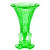 Image 1 : Green Art Deco Machine Age Rocket Vase #2214123