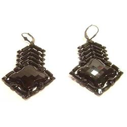 Pair of Antique French Jet Earrings #2214716