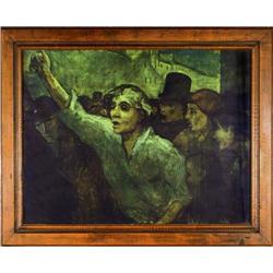 Print of ?The Uprising? by Daumier #2228004