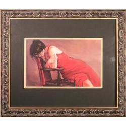 Red Dress, Print by Michael J. Austin #2228007