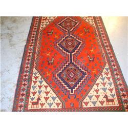 persian rug, 100% wool ,Shiraz #2228021