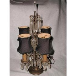 Tiered Prism Lamp With Shades French C.1900 #2228023