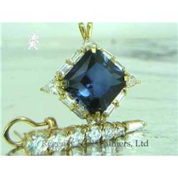 RHJ Synthetic Sapphire Cubic Zirconium Pendant #2228029