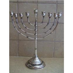 Antique Menorah Silver 925 Judaica Hanukkah #2228062