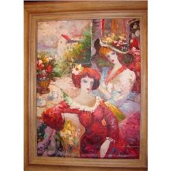 FRENCH QUARTER NEW ORLEANS ACRYLIC PAINTING #2228065