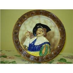 ANTIQUE MAJOLICA STYLE PLATE*HAPPY DAYS* #2228093