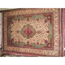 12' x 10'  Persian Tabriz Persian Rug Oriental #2228140