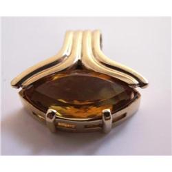 REDUCED Estate Sale: 14kt Gold Designer Topaz #2228282