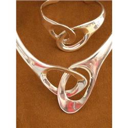 STERLING Mexican Modernist Mexican  Bi-morphic #2228283