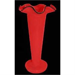 Red & Black Tango Glass Vase #2228305