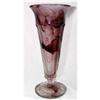 Image 1 : Davidson Amethyst Cloud Glass Vase #2228342