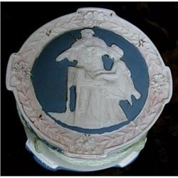 Schafer & Vater Jasperware DUET Powder Jar #2228411