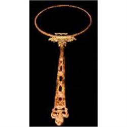 STYLEBUILT 24k Gold Plated Antique Hand Mirror #2228432