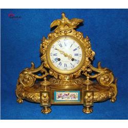 Fantastic and Gorgeous Bronze Gilt Clock !! #2228460