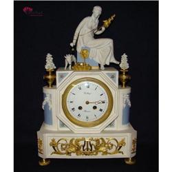 Dazzling Beautiful Porcelain Mantel Clock !!  #2228462