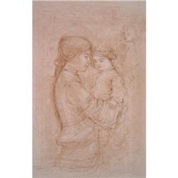 Nicole with Baby  signed & numbered lithograph #2228480