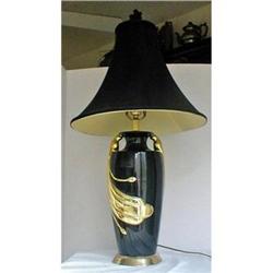 CHINESE EXPORT BLACK AND 24KT GILT PORCELAIN #2228512