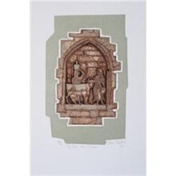 Valerie Thornton, etching, The Duncow, Durham #2228520