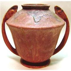 Roseville Carnelian II Vase Red Pottery #2228526