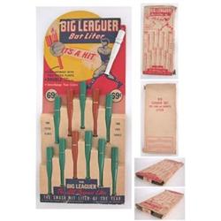 old Baseball Bat Lighters Store Display Card #2228539