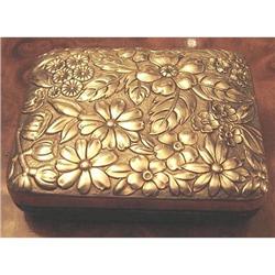 Rare Sterling Silver Gorham Repousse Key Case #2228564