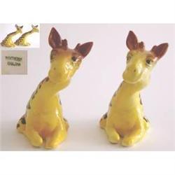 Weatherby Pair Of Giraffes Seated #2228597