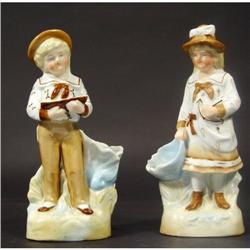 Pair Victorian China Figures  #2228604