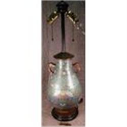CHAMPLEVE Enamel LAMP - ANTIQUE - #2228631