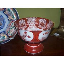 Kutani Stem Bowl, Meiji Period  #2228655