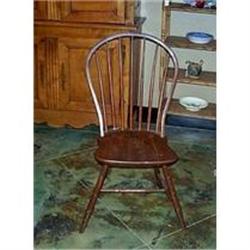 Early Bow Back Windsor Side Chair, Pretty Splay#2228657