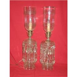 A pair of Bohemian Hurrican Lamp #2228669