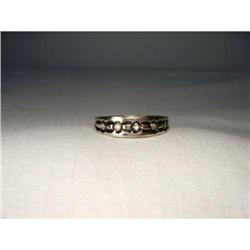 Enamel 14K WG Gold Diamond Mens Wedding Band #2228723