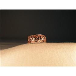 Estate 14K WG Gold Diamond Wedding Band Ring #2228742