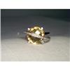 Image 1 : 14K WG Gold Huge Citrine Diamond Filigree Ring #2228755