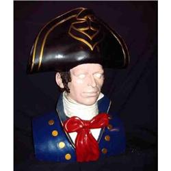 1950's Carved Wooden John Paul Jones Nautical #2228773
